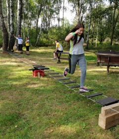 Segment - Pochozí lávka (lanový park)