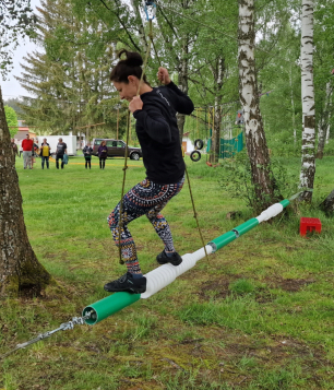 Segment rotační válce (lanový park)