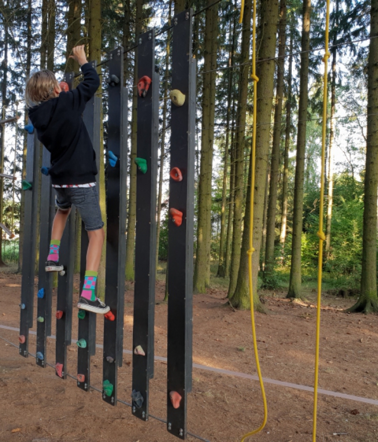 Foto k článku Segment - Lanová lezecká stěna (lanový park)